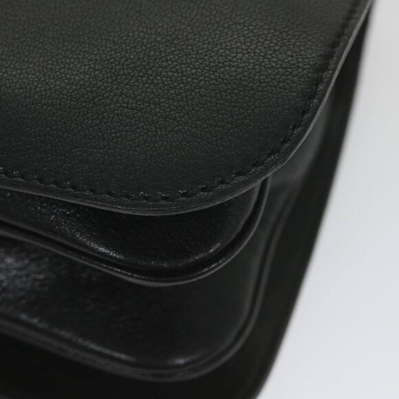 GUCCI Interlocking Shoulder Bag Leather Black - Picture 9 of 16